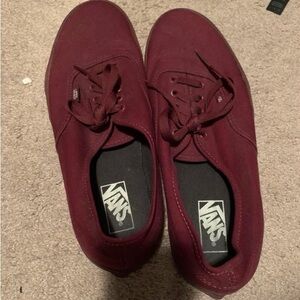 Vans Men's Deep Red Sneakers